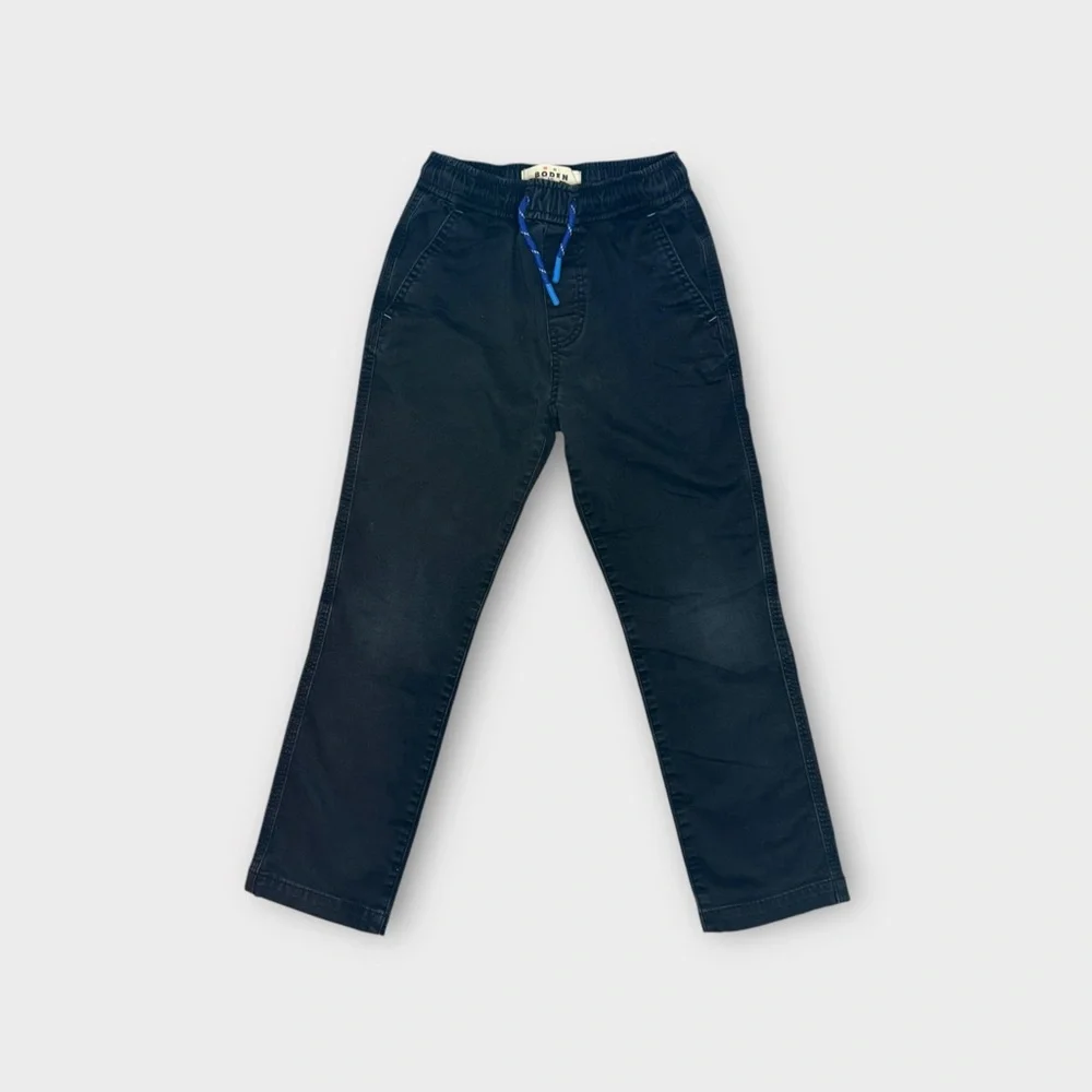 Mini Boden Black Pull On Pants